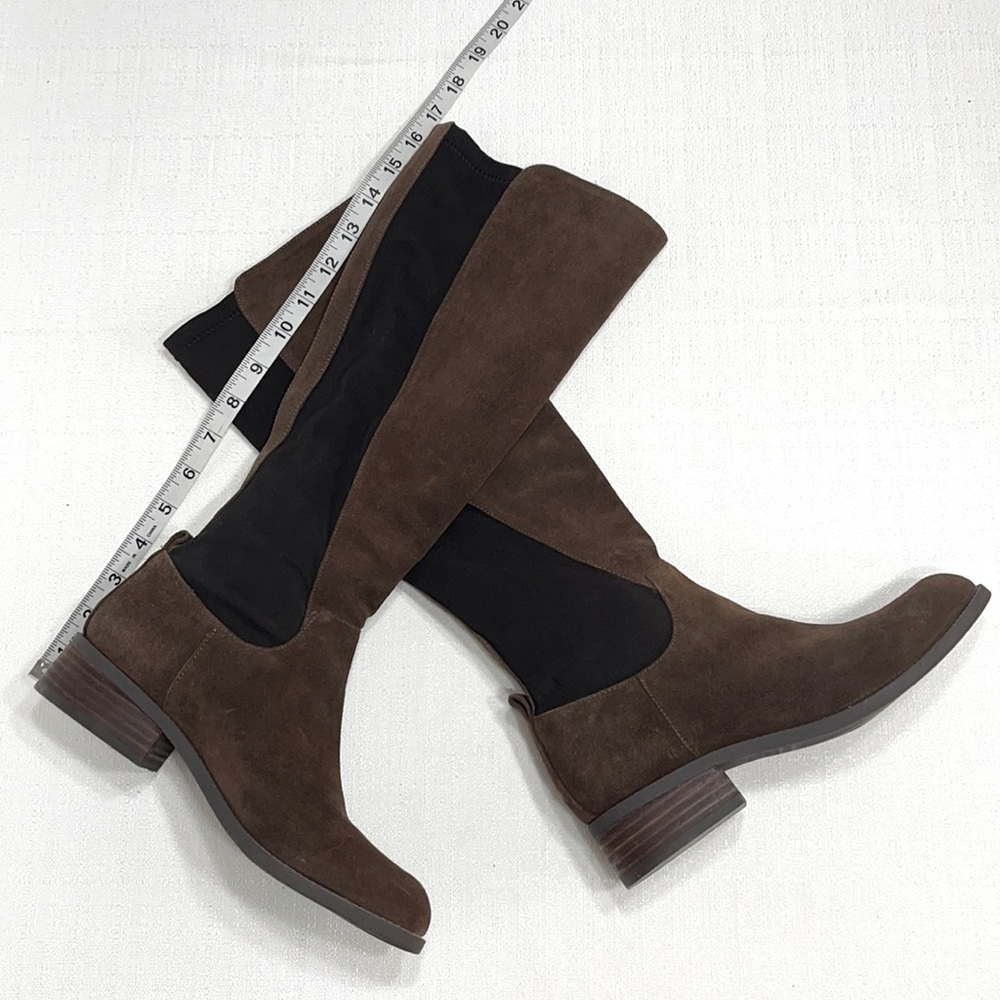 Nine West midcalf brown boots size 7M like new